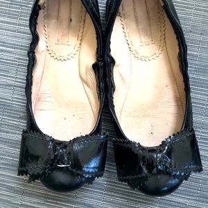 Prada ballet flats, black, size 5